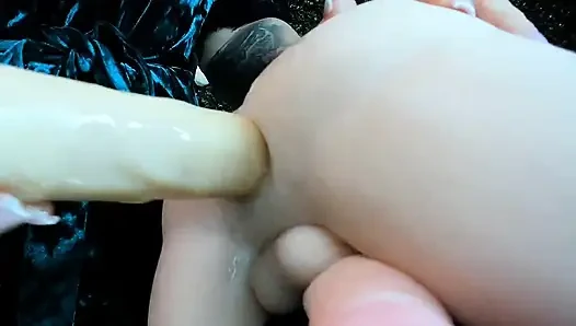 Annemin anal seks dersi dildo büyük