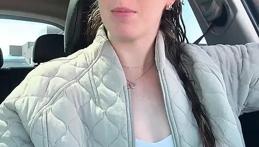 Тим Хортонс езда через оргазм!