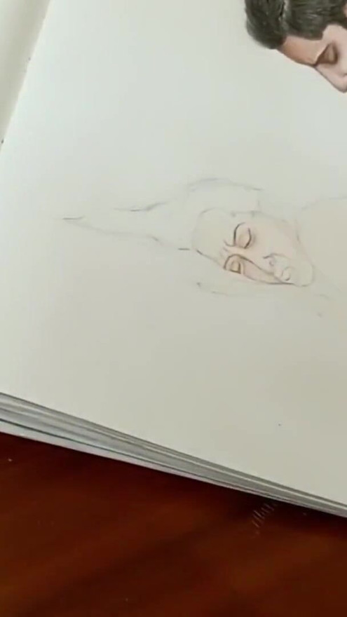 Erotic Art Or Drawing of A Sexy Desi Milf Desi Indian Wife getting painfully ass fucked in doggy style by her young husband | Clip 1