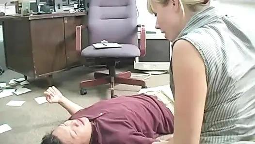 A big young cock for a nasty blonde MILF