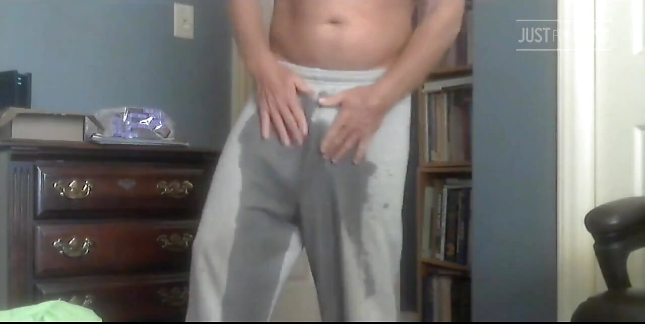 Pissed Sweats off, Stroking Cumshot