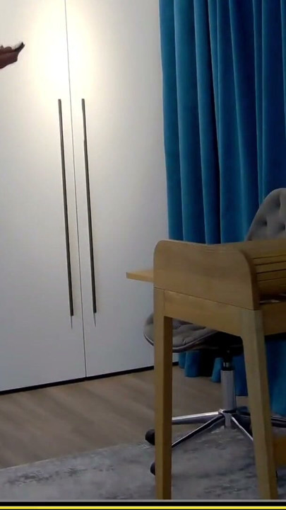 HelenWaldorf Teases in Bed - Pale Green Dress Long Legs and Tits Flash! | Clip 2
