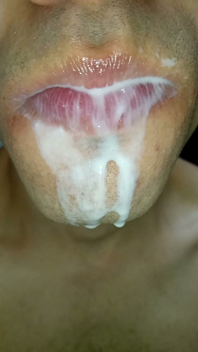 Cumslut JOI Long tongue begging for your cum, I want my milk, close-up slow motion | Clip 1