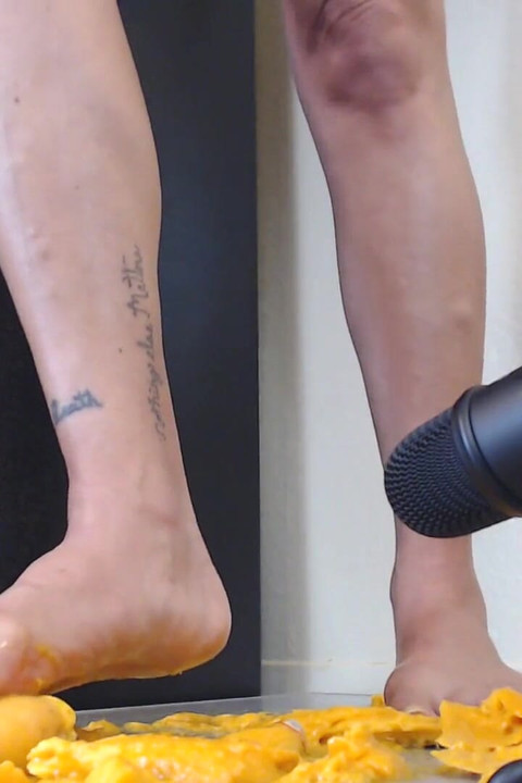 Mampatan barefoot mangga ASMR