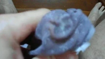 pantyjob and cum through panty