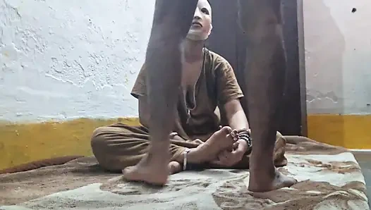 Üvey anne üvey oğlunun büyük siyah yarağına biniyor