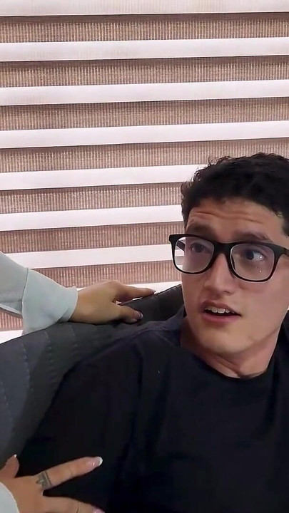 Emotional moment from "Stepmother Fantasy  BIG COCK nerd fuck huge big ass latina untill cum hard - Pipe Boy, Sylvana Lee"
