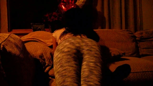 sexy stripper girlfriend messing around