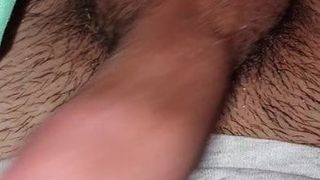 The sweeter wanks his cock