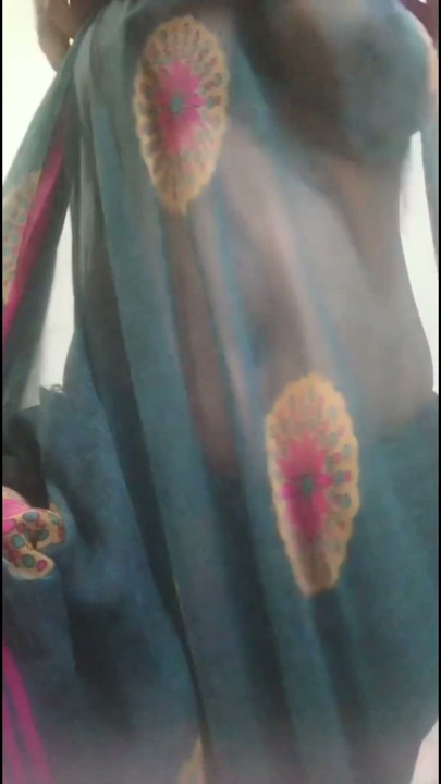 Desi Saree Undressing Tease - Full Nude Solo Play - Intense Orgasm - No Face - 4K | Clip 1