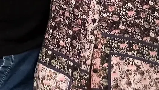 Strange Perv Rubbing Pussy in A Subway