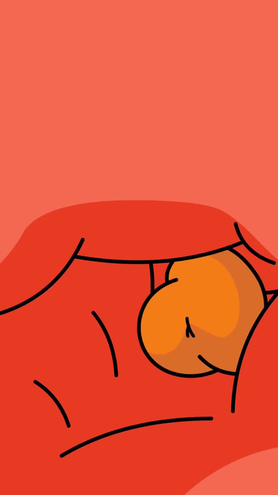 Captivating moment from "MOE FUCKS MARGE DOGGYSTYLE AND CUM IN HER ASS"