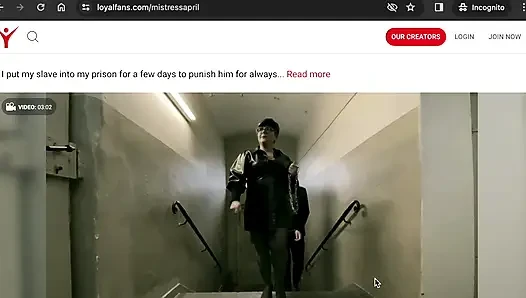 Dominatrix sahibe April - zalim işkence evi