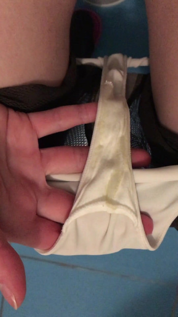 Spectacular moment from "Russian Dominatrix Shows Dirty Panties And Then Pees In Your Mouth! Dirty talk in Russian, Femdom"