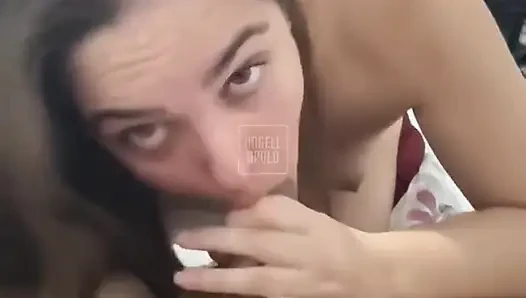 She Drooled My Cock All Over and Swallowed It to the End