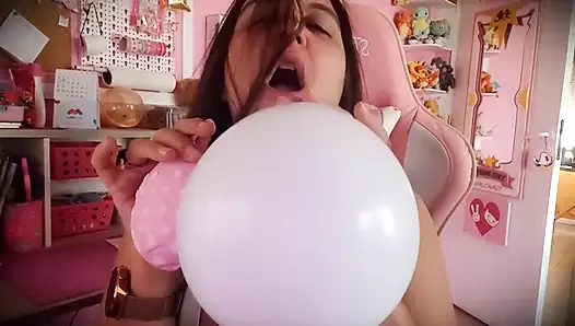 Balon tembung menganga - bunny looner