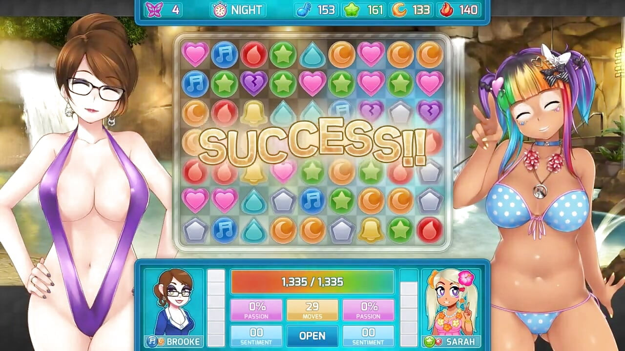 Huniepop 2 - Διπλό ραντεβού - Μέρος 9: Pussy Creampie από Loveskysan