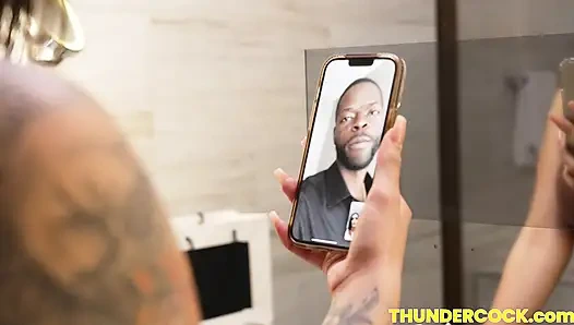 Hot Ass Latina Carolina Cortez fucks and sucks a ThunderCock