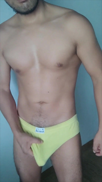 Epic moment from "I play with my huge bulge and then I cum intensely"