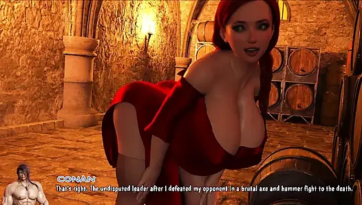 Conan Rails Tall Kerena Hard - Squeezes Her Massive Tits While Unloading Every Drop in Her Pussy