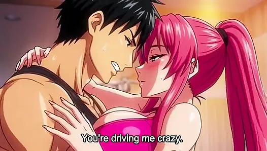 Fitnesstrainerin verführt eine milf, große natürliche titten und arsch