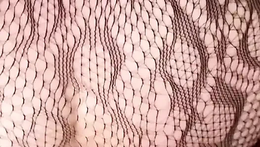 Casual Sex with a Stepsister in Sexy Fishnet Lingerie