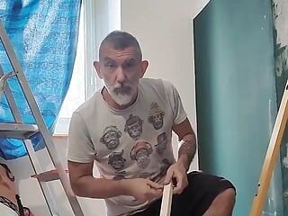 Stepdad at Work Part 2! Who Wants to Be Drilled by Stepdad?