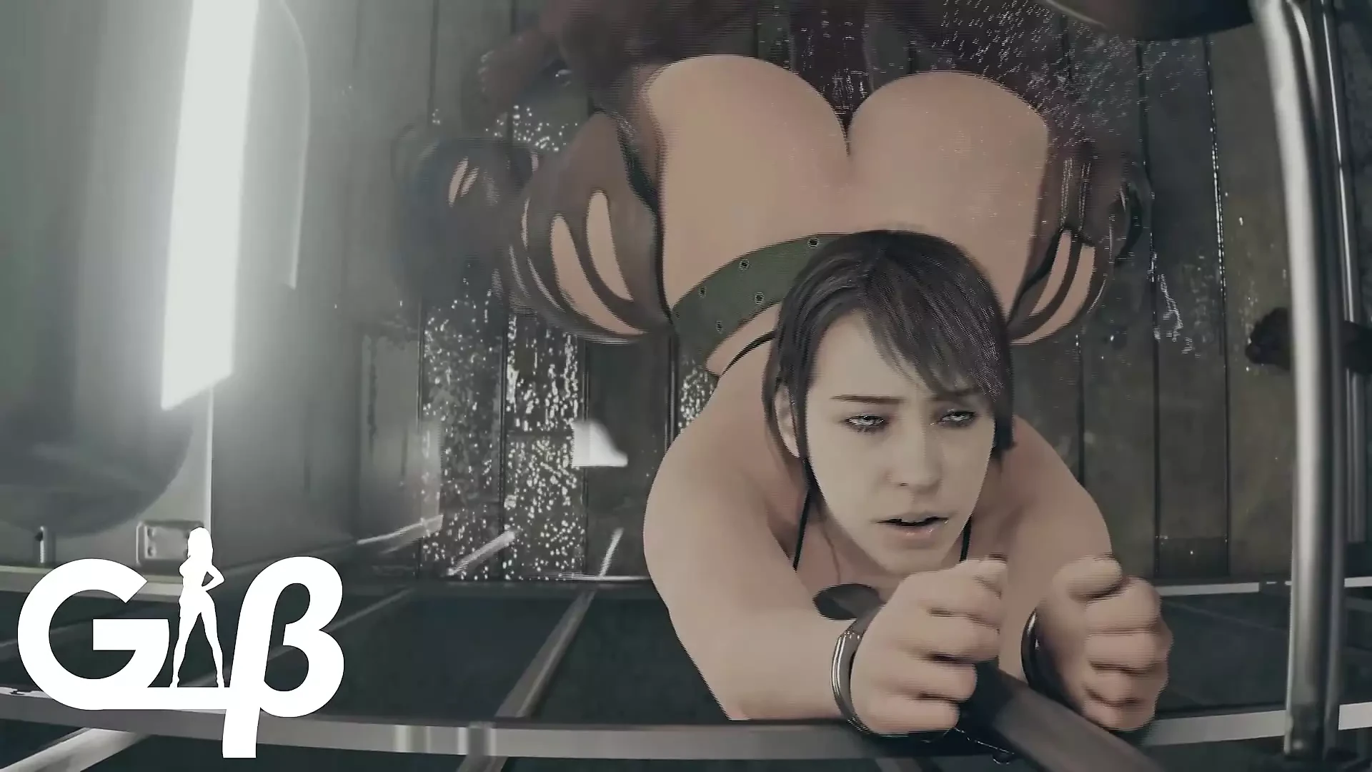 Metal Gear quieto fodido por bbc no chuveiro