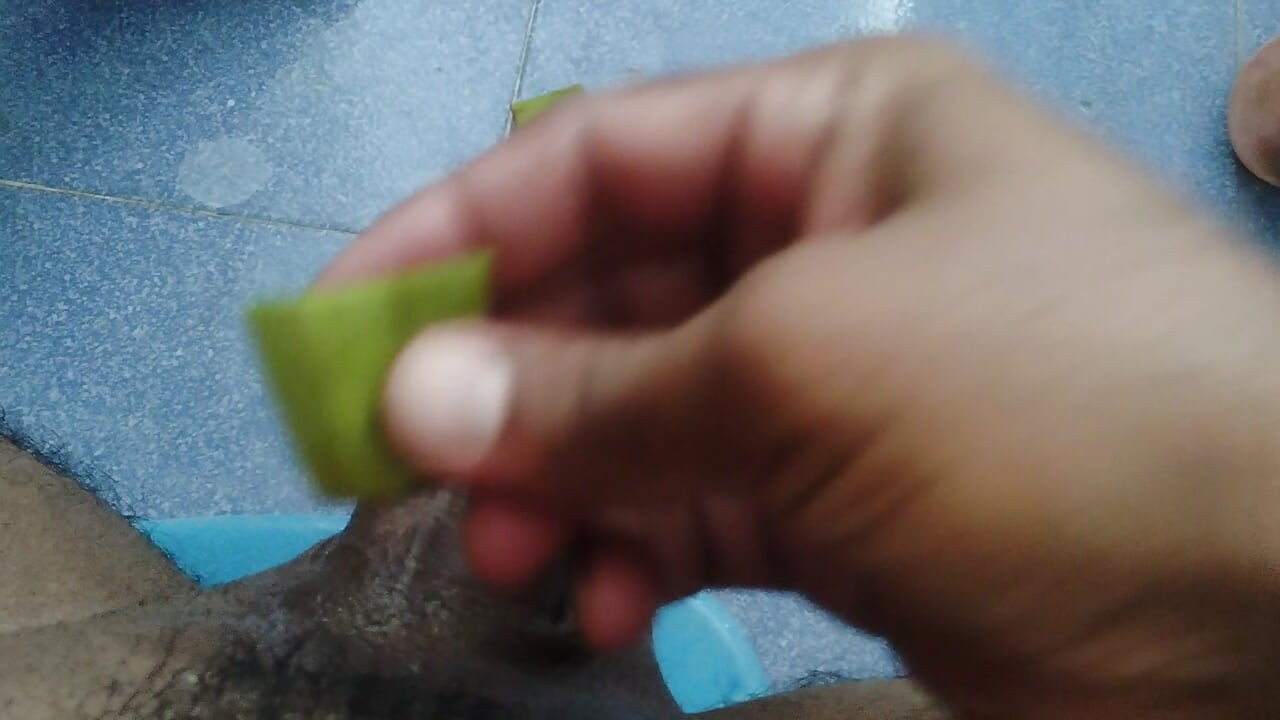 Applied aloe vera and stirred. Absolutely pussy feeling.