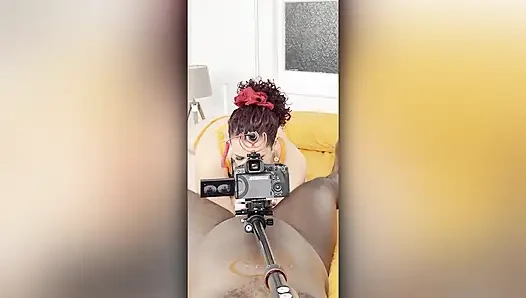 Behind the Scenes!! Francine Leclaire Sucks Semaj's Dick!!