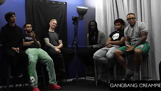 Gangbang creampie - latina raven reverie di-gangbang habis-habisan sampai dicrot di dalam