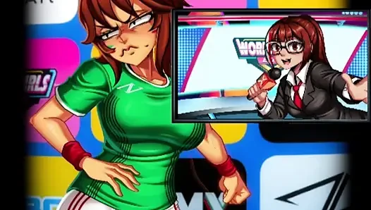 World Cup Girls - Vertical - A FIFA world cup game and Mexico has challenged us and we might get a special blow job!