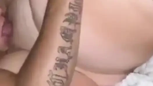 My pussy was devoured by the 55m grandpa and I stroked his big cock as he shook my hot body flicking my clit getting a handjob