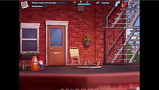 Summertime saga - Johannes fucked Aqua in the water ... Johannes played spin the bottel again with the ladies