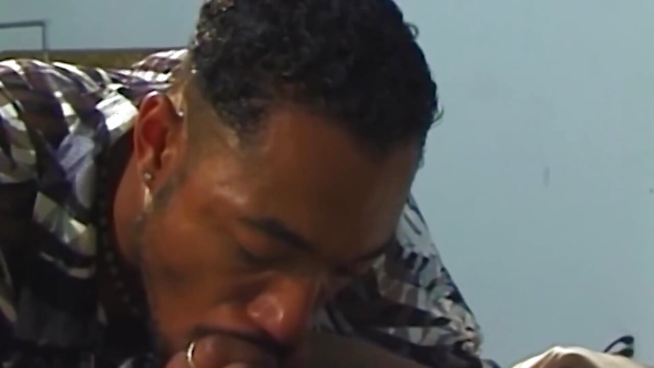 Black Gay Fest Scene 3: a Trio of Muscular Black Men From the Neighborhood Fuck and Cum Together
