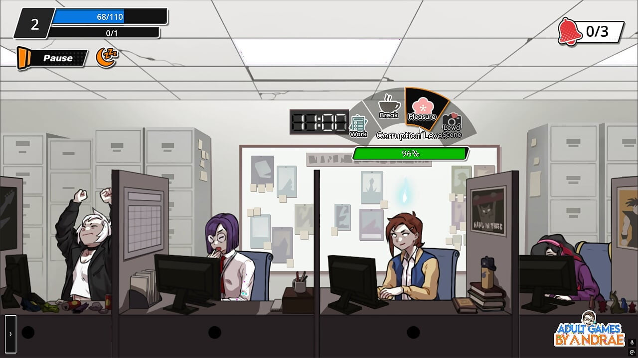 Femboy Ghost Gameplay Part 1 – Discreet Masturbation at Work