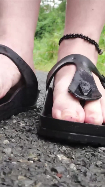 Birkenstock Mountain Pines Have Fun in the Rain Puddle