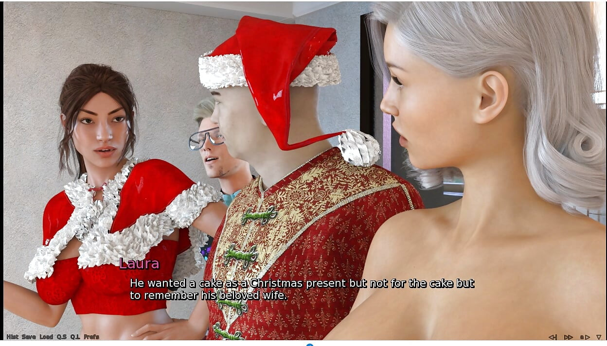 Laura Lustful  Secret christmas 2023 Mrs Santa sex with old man during roleplay as his wife
