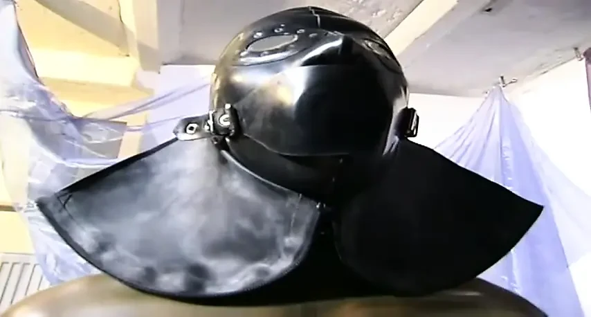 Bdsm action with masked chick