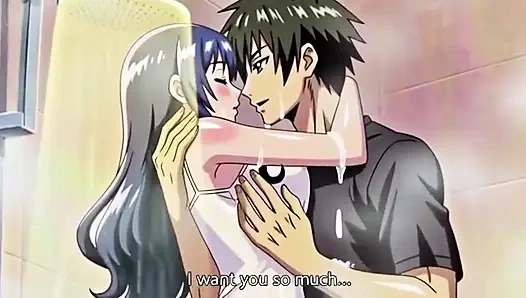 Stepbrother watch stepsister while she is taking shower 3D Anime