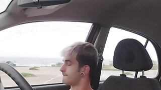 Wanking in the Parking and Cum