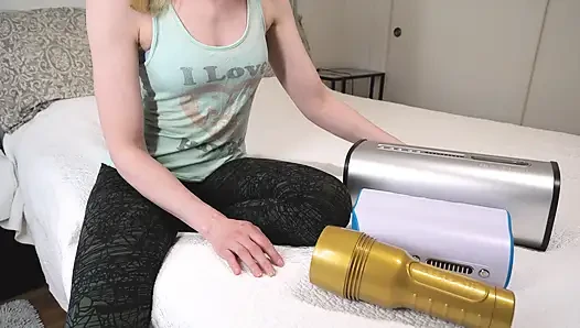 Hacking fleshlightmu untuk nyepong kontol/ngocok kontol otomatis! Vacuglide 2