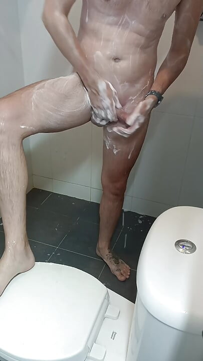 Short Shower After Shaving My Dick, My Balls & My Anus