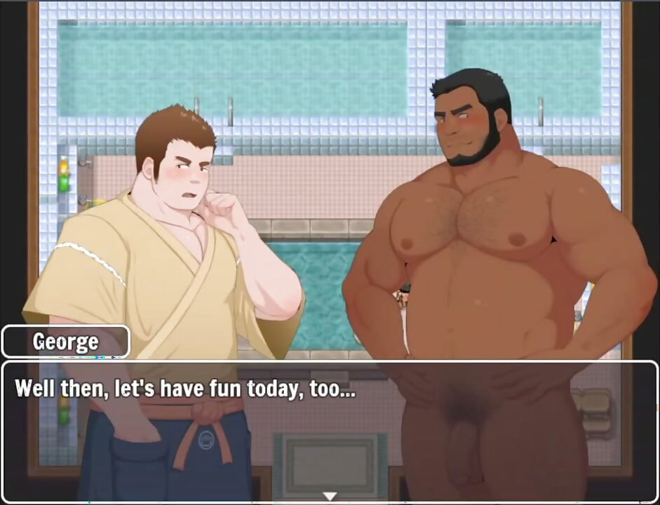 Curious straight gets fucked by trainer's huge cock.