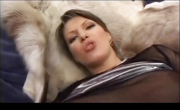 Sexy blonde with wet pussy spreads legs and gets fucked hard