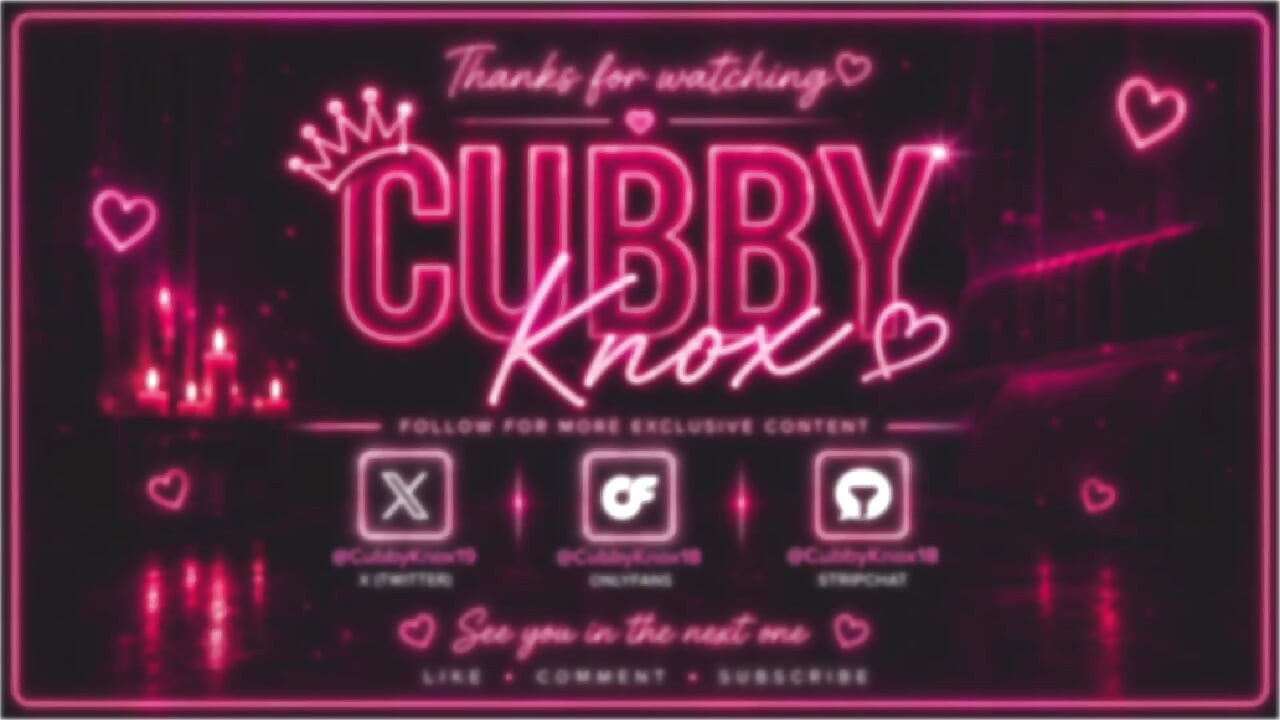 Cubby Knox Playing With His Thick Teen Ass