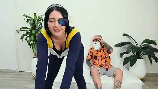 Master Roshi Teaches Me an Ancestral Technique, He Calls It the Dragon Pose- Rule 34 Dragon Ball