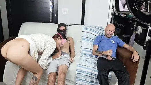 Sonho De Corno! Esposa Fode Com Outro Para Marido Assistir.