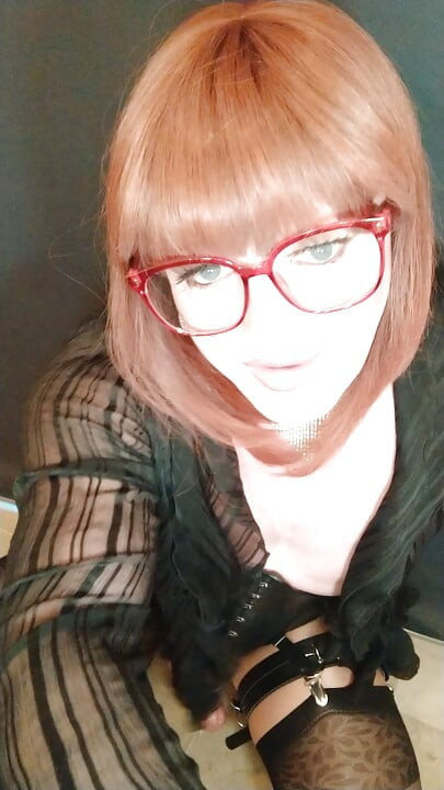 Naughty Latex Crossdresser