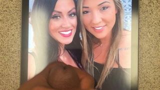 Cum Tribute to Haley Hughes & Leslie Griffin